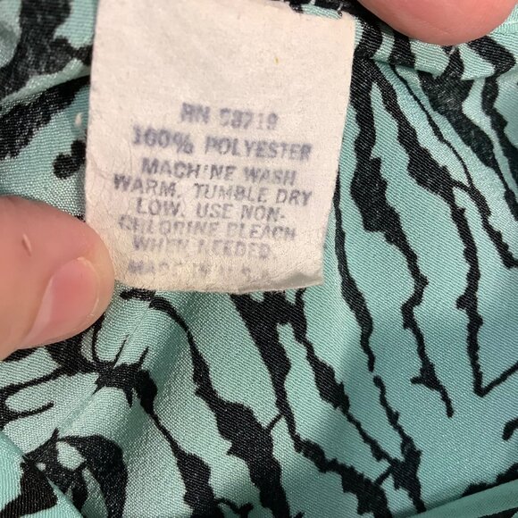 🖤 Vintage 80s Women’s Top – Size M/L – Shoulder Pads 🖤 - Picture 3 of 9